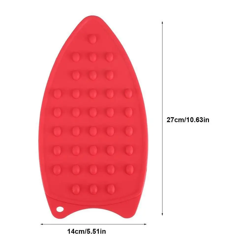 

1Pcs Flexible Silicone Iron Hot Protection Rest Pad Rest Safe Stand Mat Pad Supply Insulation Board Ironing Iron Kitchen Y6T4
