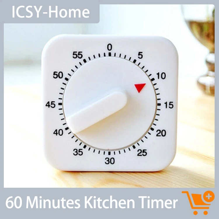 Таймер для приготовления пищи тихий 60 минут | Дом и сад