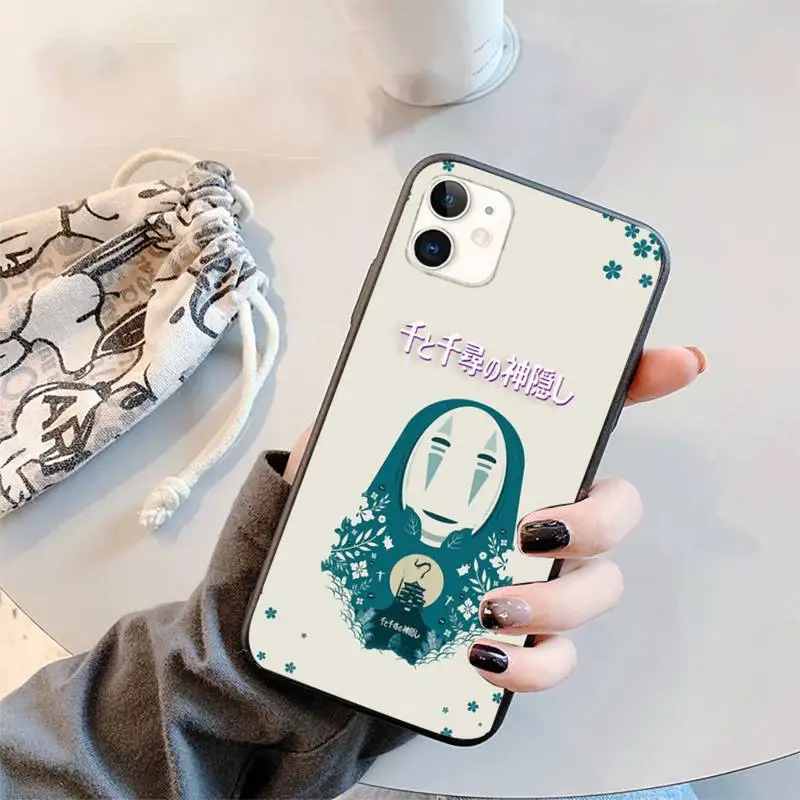 

Anime ciciber Spirited Away Phone Case for iPhone 12 11 mini pro XS MAX 8 7 6 6S Plus X 5S SE 2020 XR