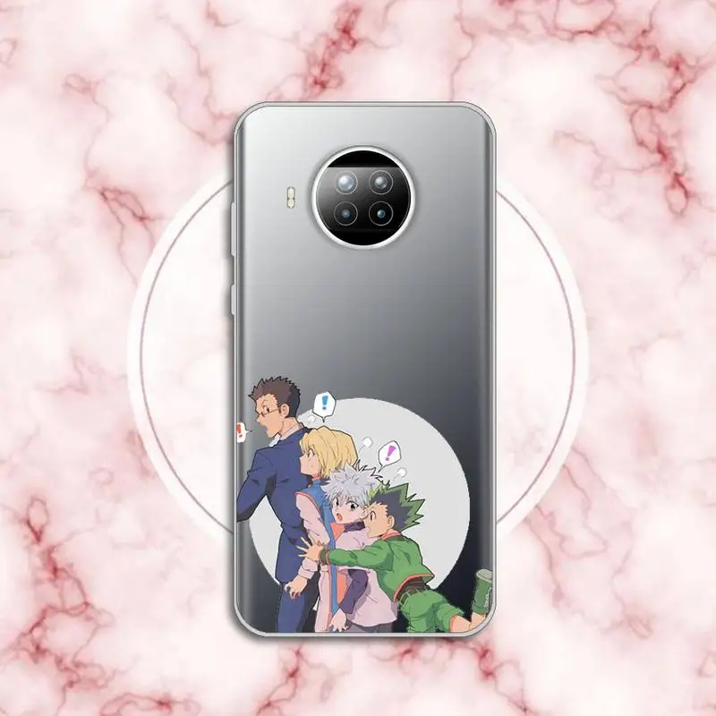 

Hunter X Hunter Anime high quality Phone Case capa Transparent for Xiaomi Redmi note 10 t 8 9 pro lite 11