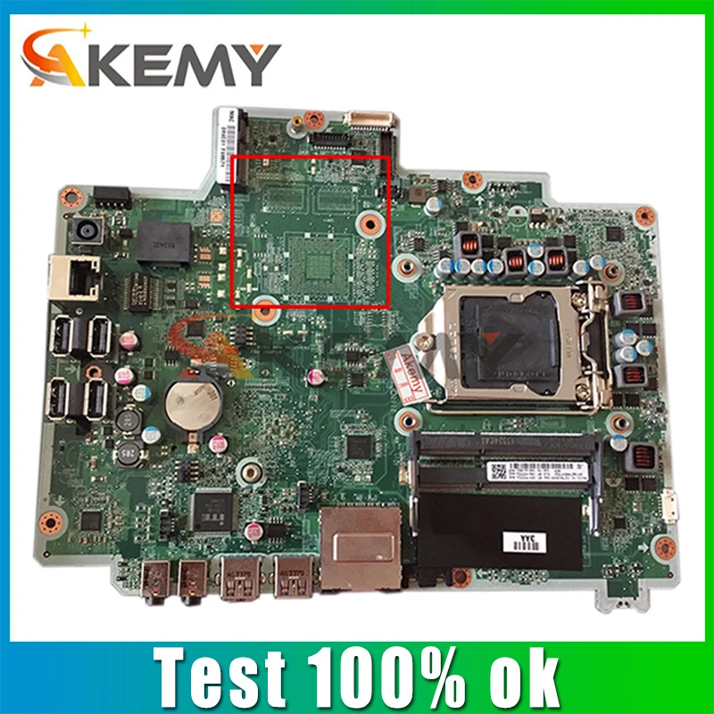

Материнская плата Akemy для HP 20-A210CX A211 серии все-в-одном 730675-001 732224-501 DA0WJBMB6D0 LGA 1155 H61 100% протестирована Быстрая доставка