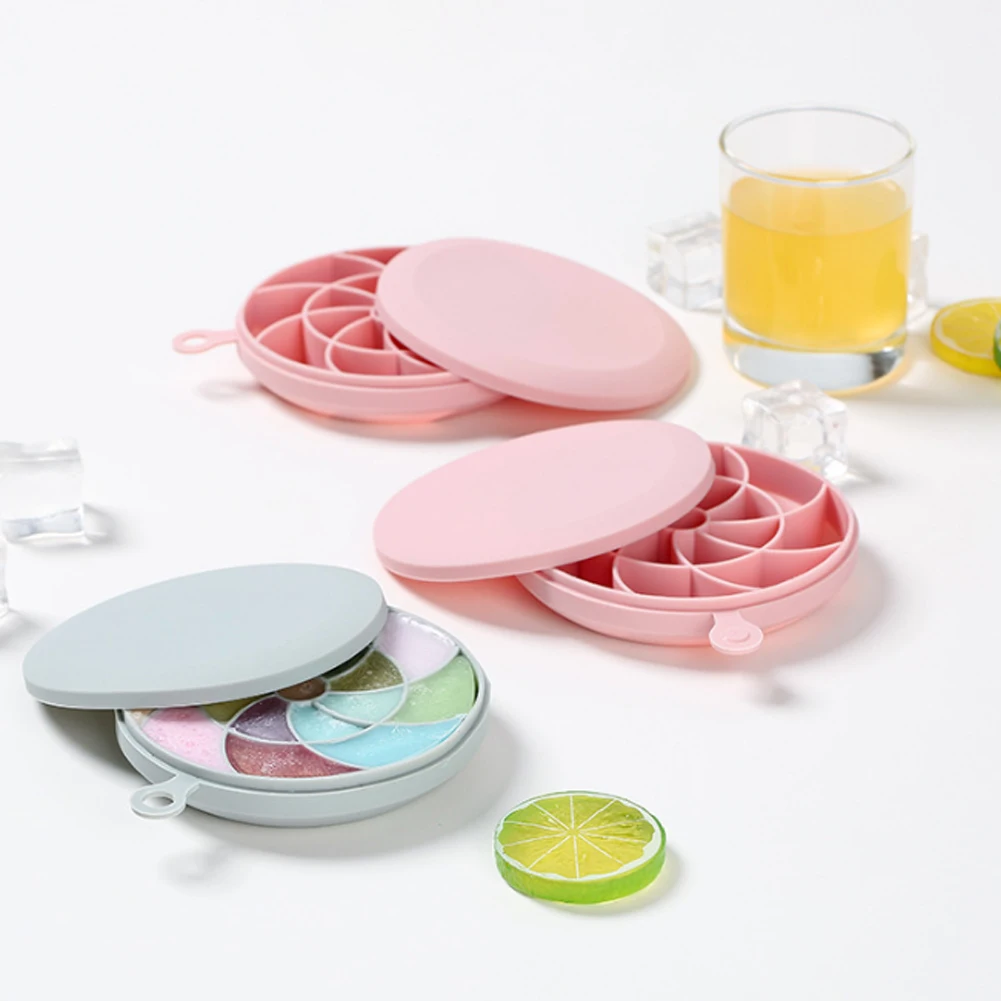 

Home Creative Simple Ice Tray With Lid Mold Refrigerator Ice Box Diy Making Ice Cubes Homemade Ice Storage Box