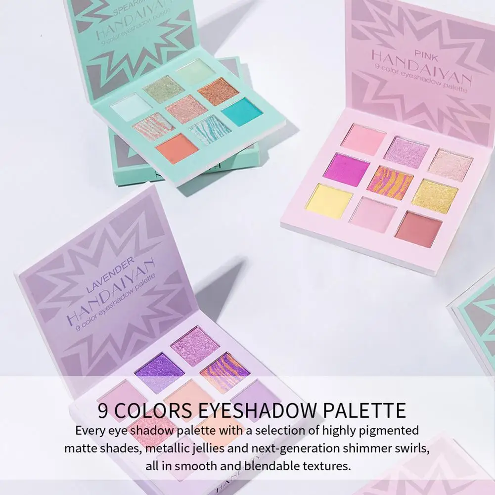 

New 9 Colors Eyeshadow Palette Matte Eye Shadow Palette Long-lasting Waterproof Makeup Palettes Highly Pigmented Colorful Powder