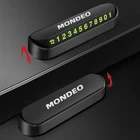 Автомобильная карточка с номером телефона, временная остановка, парковочная карта для Ford Mondeo mk3 mk4 mk5, аксессуары, автостайлинг