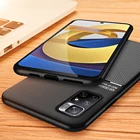 Чехол для телефона pocom4pro с кожаной текстурой, Магнитный чехол для телефона poco m4 pro, m4, m4pro, pocco, m4 pro, противоударный чехол