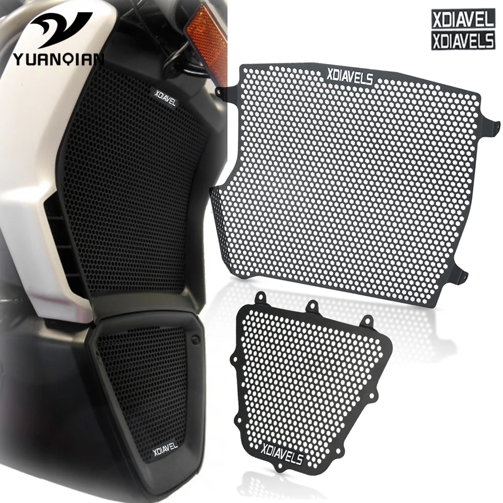 

For Ducati XDiavel XDiavel S 2016-2020 Radiator Guard Protection Cover Oil & Water Cooler Grill Protector Motorcycle Accessories