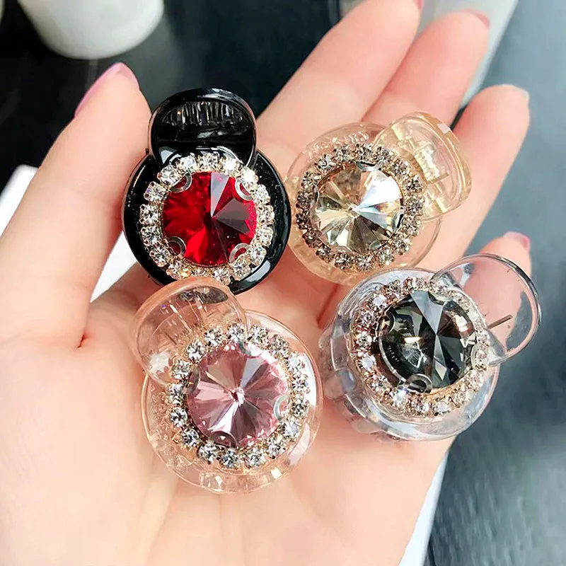 Головные уборы в Корейском стиле для девушек простые заколки Стразы Кристальные