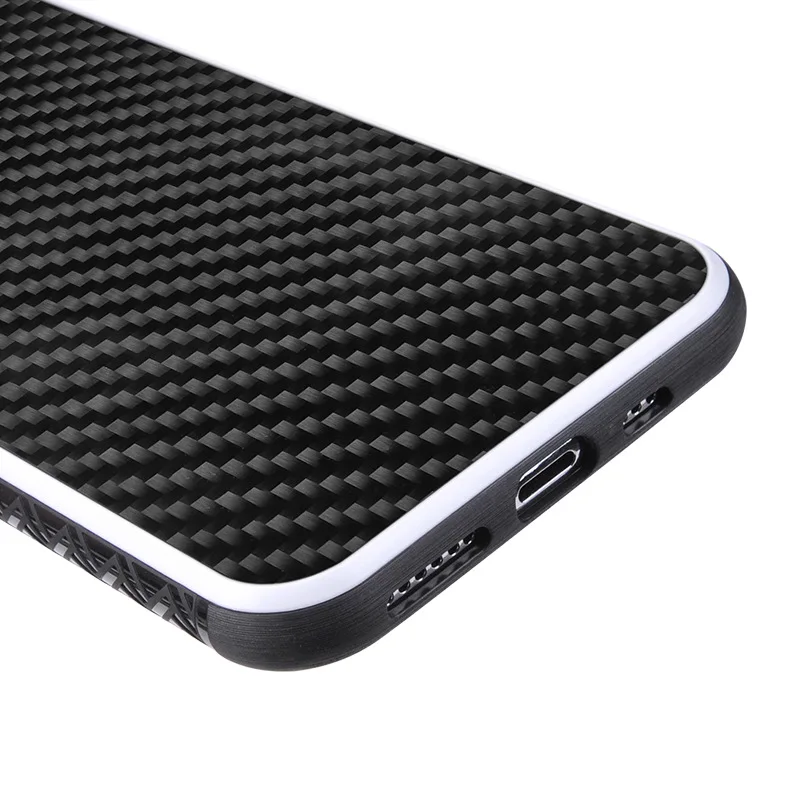 Kevlar Модный чехол для телефона из чистого углеволокна iphone 11 pro max Ультратонкий