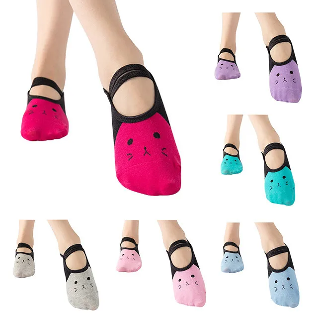 С Кошачьей мордочкой распродажа 1 предмет модные женские туфли из хлопка йоги