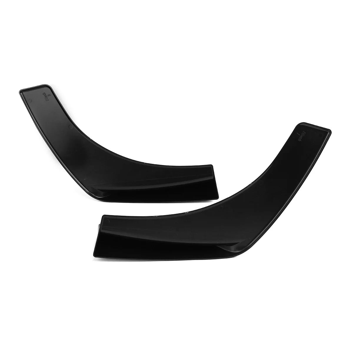 2х черный Универсальный Автомобильный передний бампер дефлектор для губ