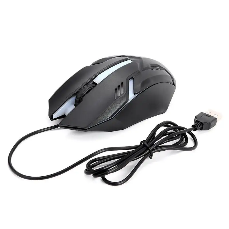 Проводная USB мышь X7 1200DPI светодиодный оптическая эргономичная игровая 3 кнопки