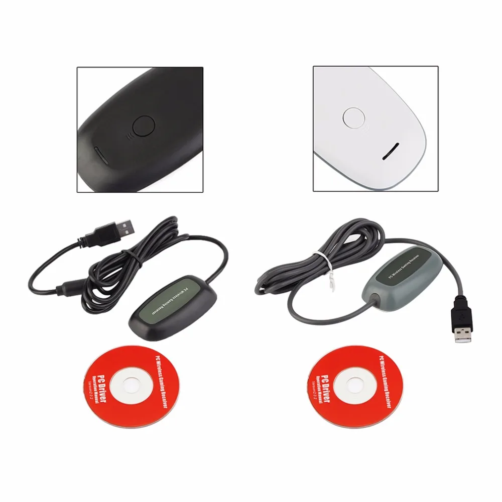 Беспроводной ПК USB 2 0 приемник для контроллера Xbox 360 адаптер Microsoft XBOX с