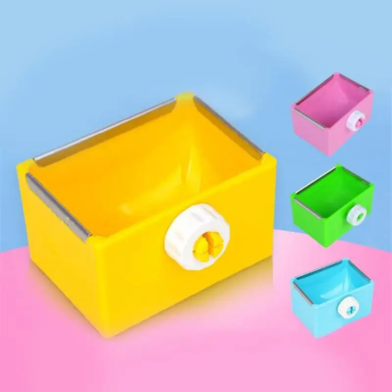 Кормушка держатель для миски хомяк кролик Еда диспенсер укрытие гнездо