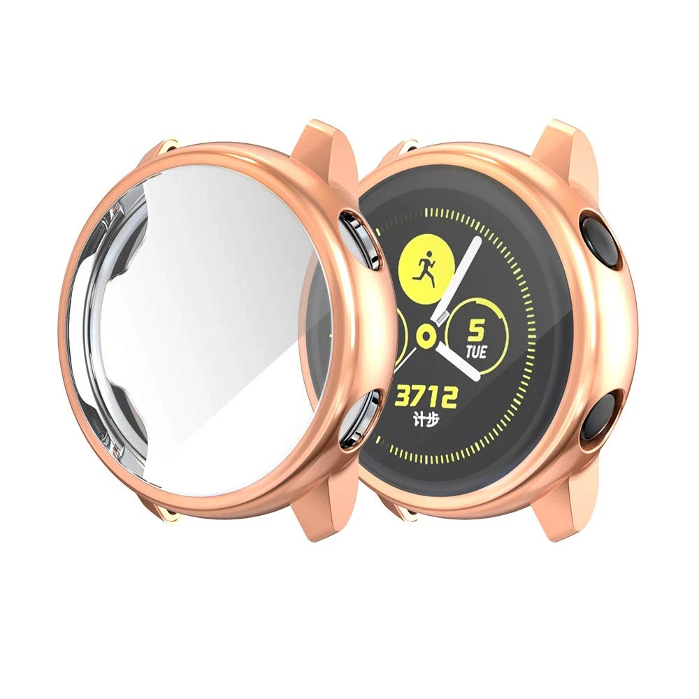 Чехол из ТПУ для Samsung Galaxy Watch Active 40 мм 44 защитная пленка полное покрытие