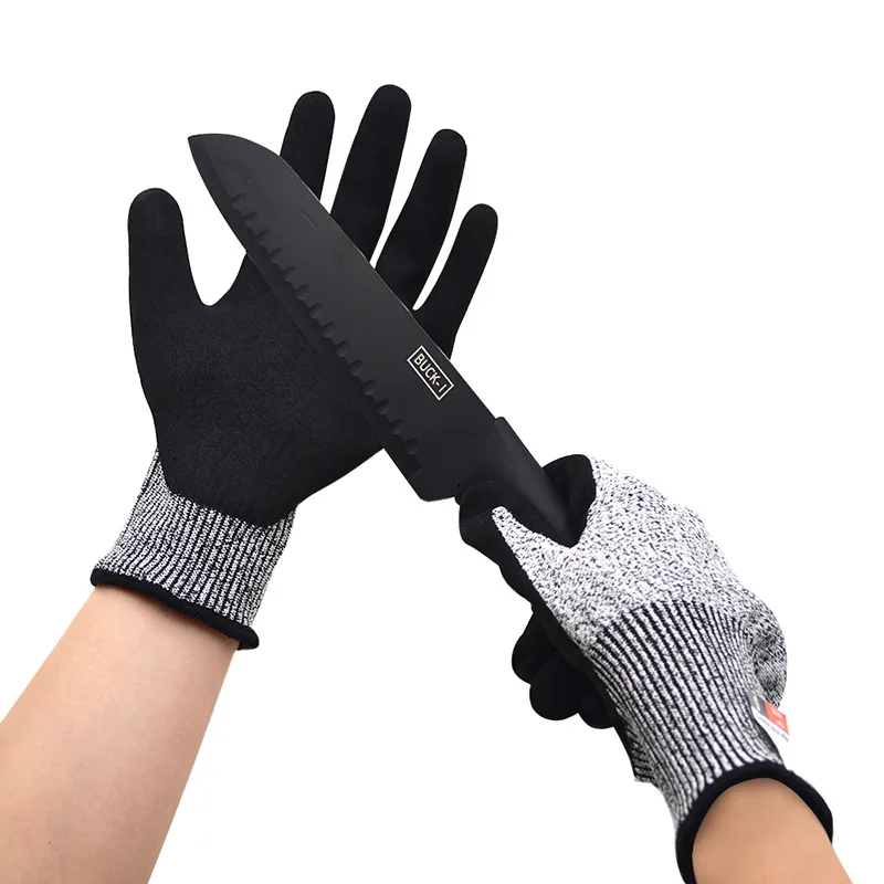

Level 5 Cut Protection Fishing Gloves Anti Cut hunting Gloves PU Mechanical Safety Anti-cutting Gloves Work gloves