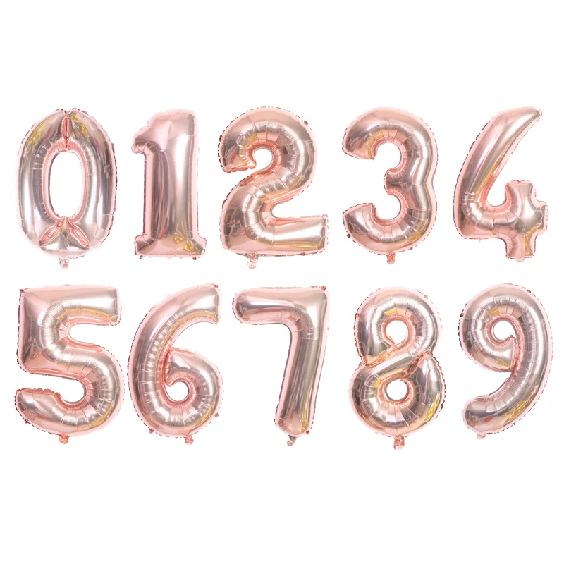 Фольгированные шары-цифры DAWN