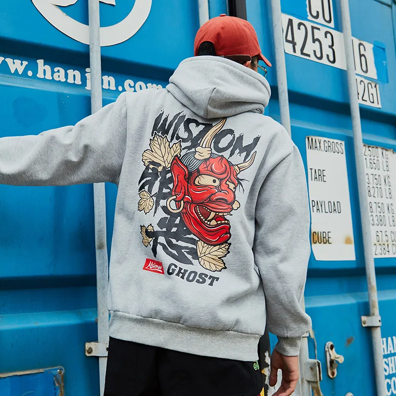 2019 китайский стиль хип-хоп оригинальный принт Хлопок Уличная толстовка мужская