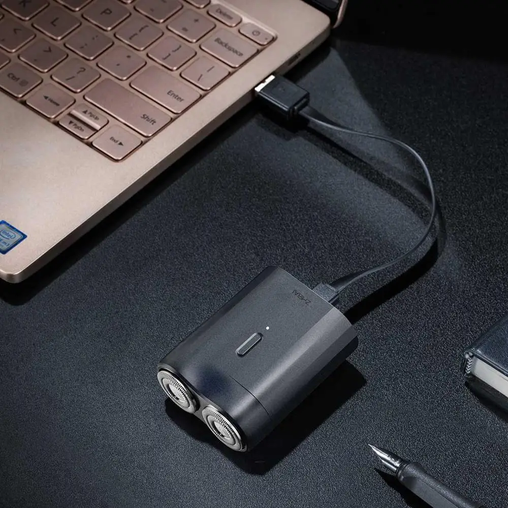 Обновление Xiaomi zhibay электробритва мини бритва влажная сухая Водонепроницаемая Мужская триммер для бороды машинка для стрижки с магнитной бритвенной головкой