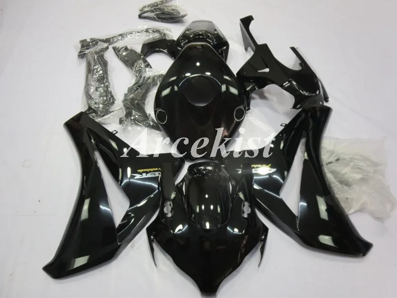 

Injection New ABS Whole Fairings Kit Fit for HONDA CBR1000RR 2008 2009 2010 2011 08 09 10 11 CBR1000 Bodywork set black glossy
