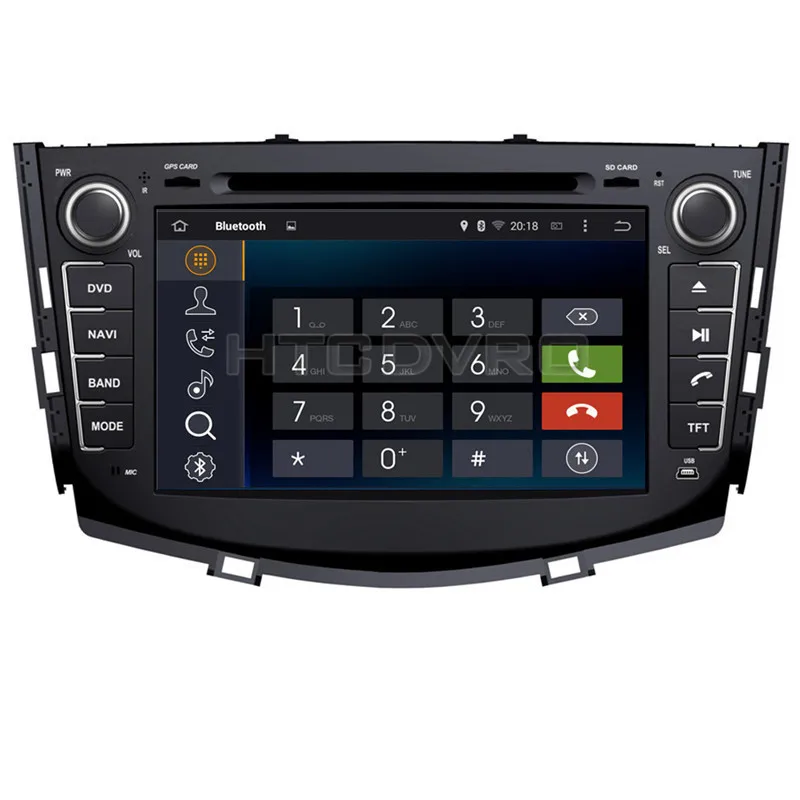 Автомобильный DVD плеер ymodbht 8 дюймов 4G Восьмиядерный процессор Android 9 0 7 1 для Lifan X60 /