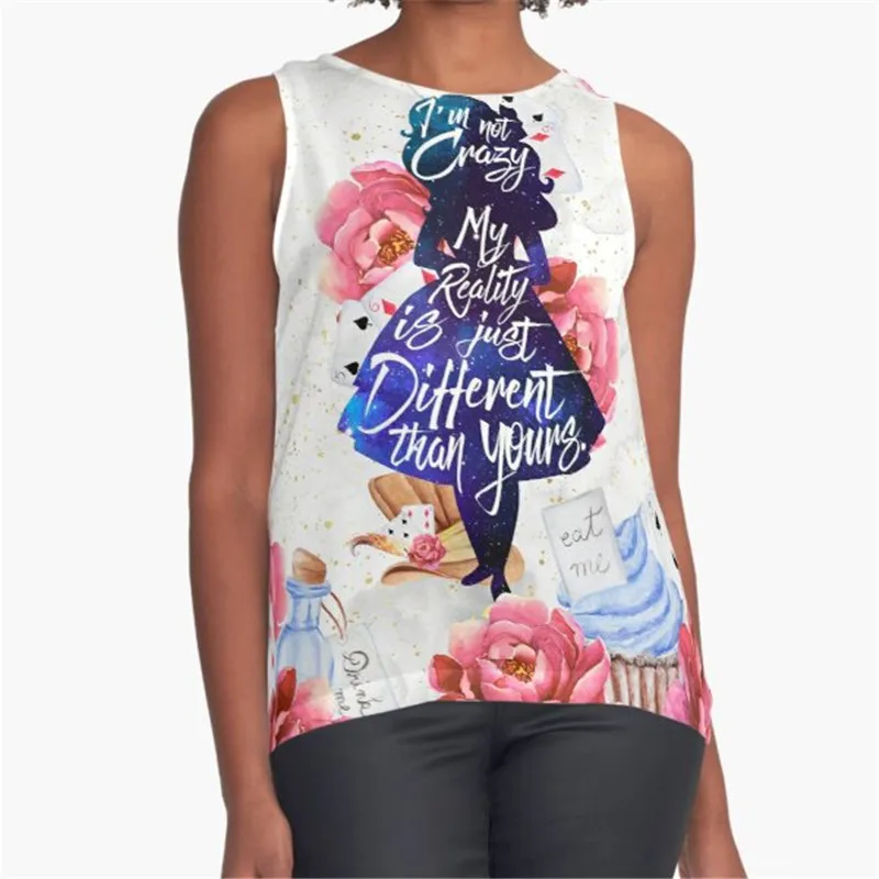 

Women Vintage Sleeveless T Shirt Abstract Portrait Printed Summer O-neck tank tops Harajuku Pullover Vest Lady Tee Shirt tops