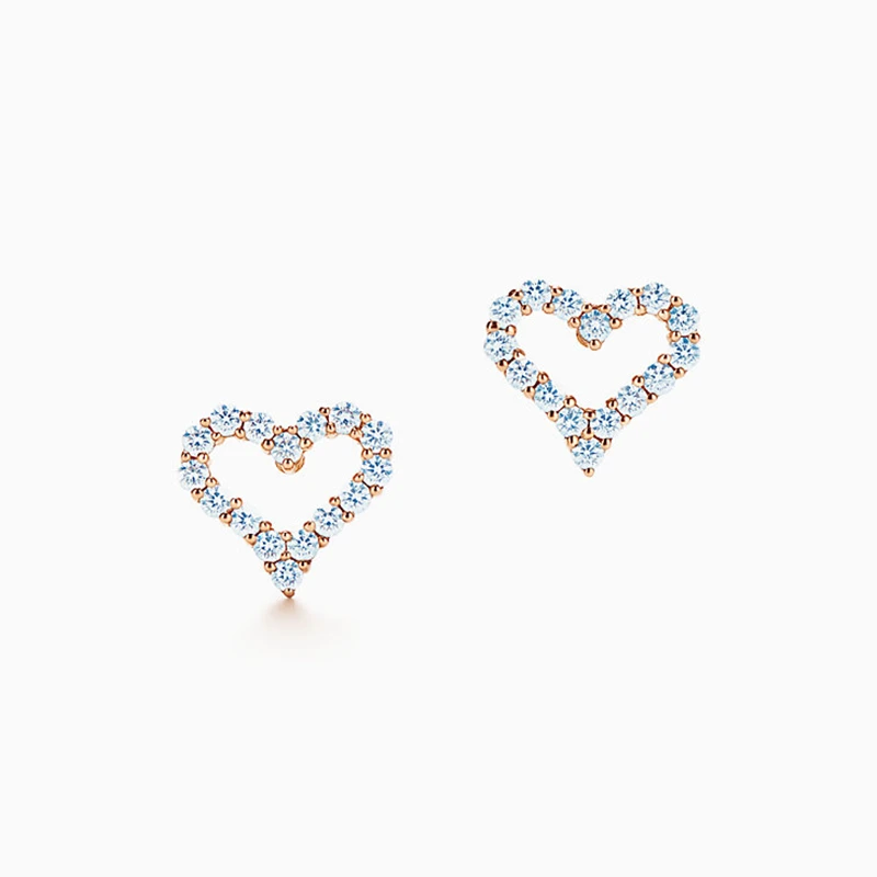 Новые летние маленькие серьги S925 из чистого серебра ms с инкрустированными