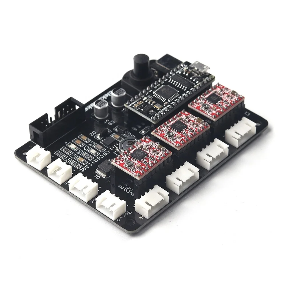 

3 Axis Stepper Motor Driver Board Controller For DIY Laser Engraver software Provided