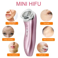 ultrasonic bipolar rf radio frequency lifting face skin care massager mini hifu anti wrinkle tightening device led spa beauty
