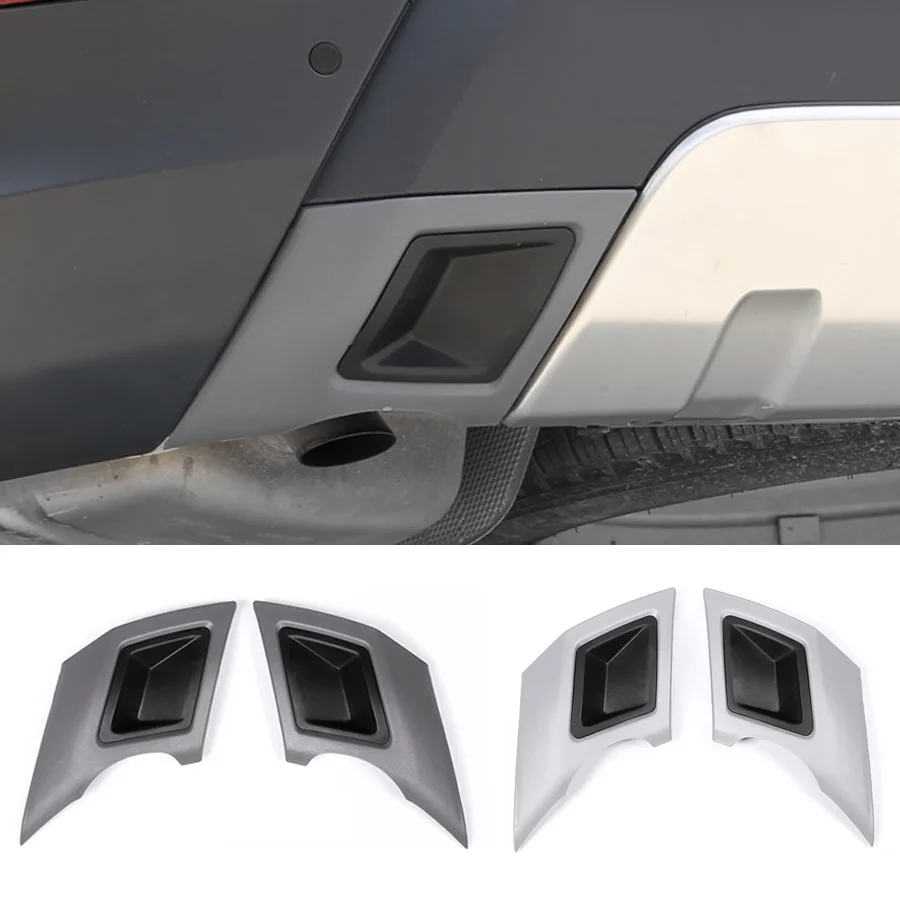 Wooeight Silver Central Control Air Conditioning AC Button Trim Window Panel Frame Fit For Land Rover Discovery 5 LR5 2017-2020 |