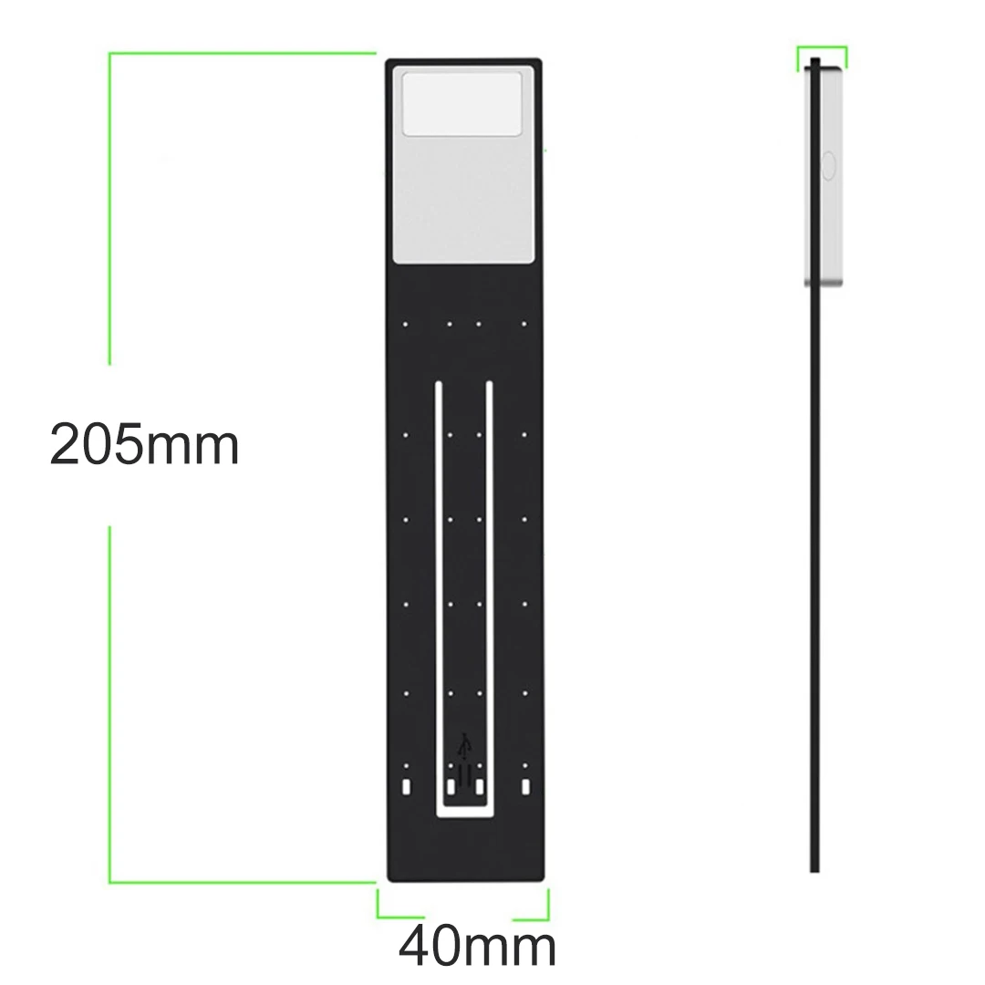 

Clip Mini Portable LED Book Reading Light Lamp Flexible USB Rechargeable Reading Lamp for Laptop PC Light