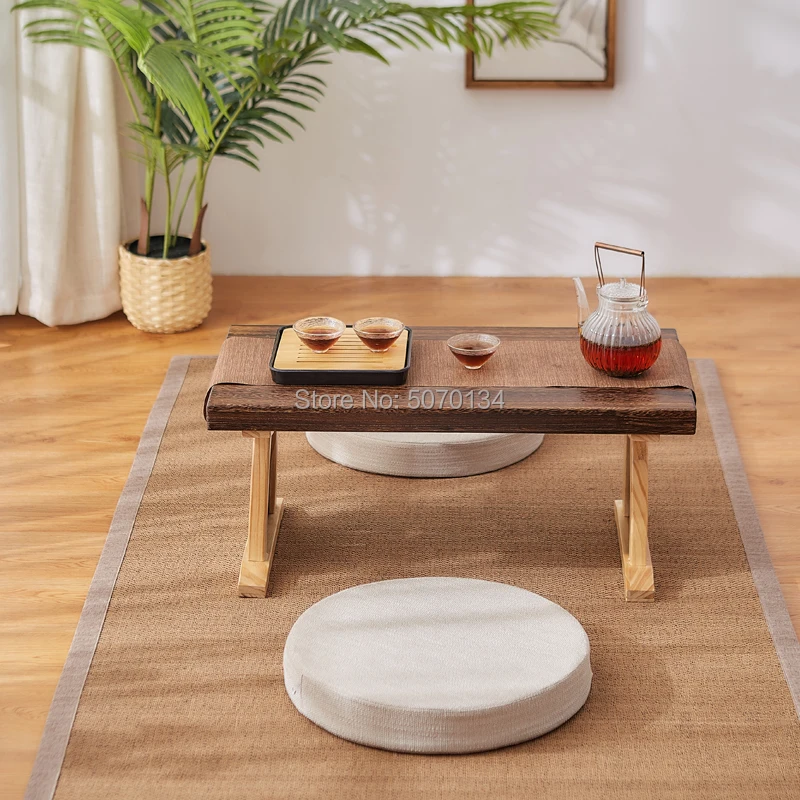 Новый Собранный чайный столик/компьютерный стол прямоугольный деревянный