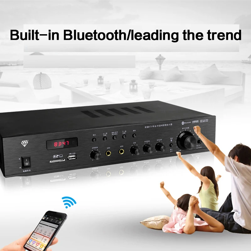 Усилитель высокой мощности KYYSLB 300 Вт 220 В A5 поддержка Bluetooth |