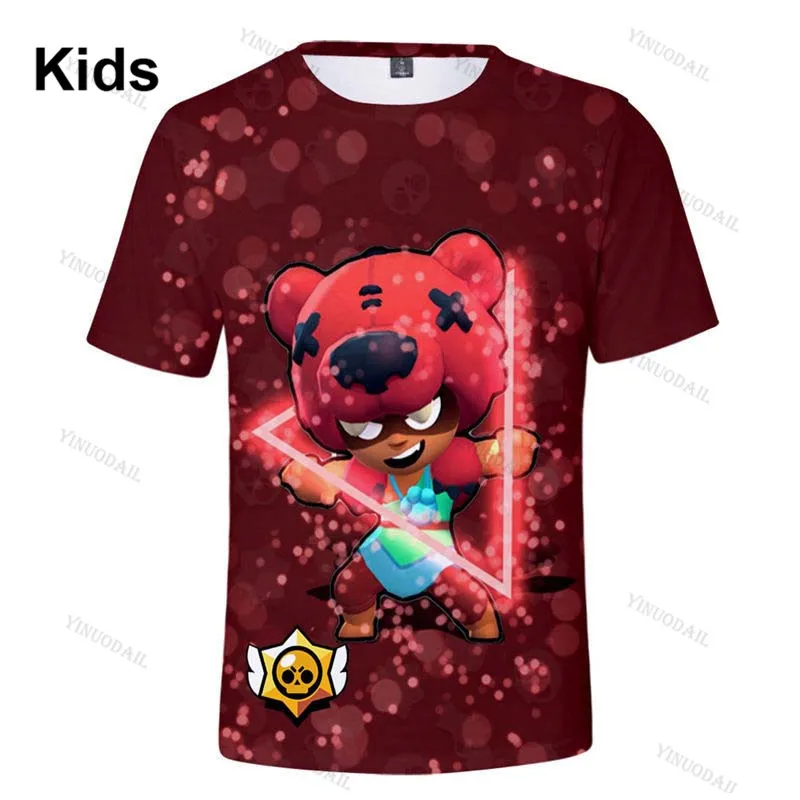 

Browlers Kids T-shirt VOID GENE and Star, Leon Children's Wear Shooting Game 3d Swearshirt Boys Girls Tops Tshirt Baby Clothes