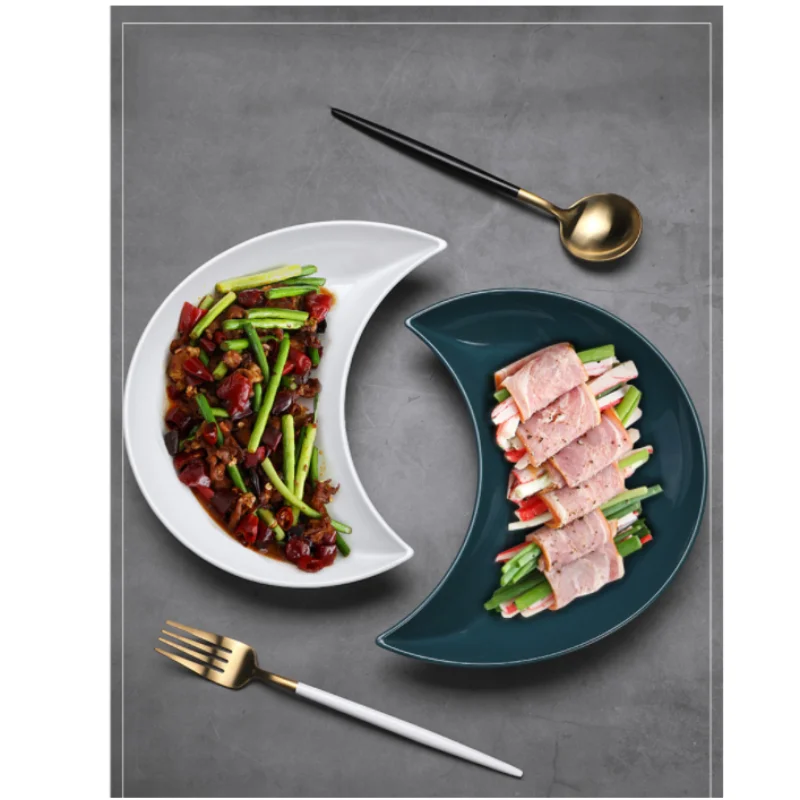 5 шт. набор тарелок в форме полумесяца 2021 | Дом и сад