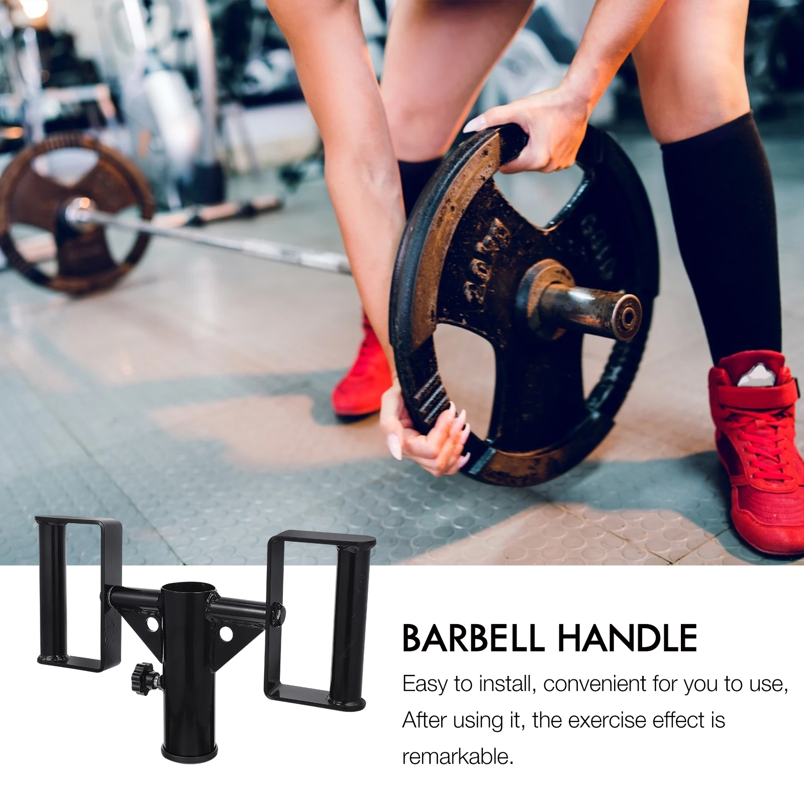 

1Pc Fitness Equipment Accessories Single Handle Strength Training Tool