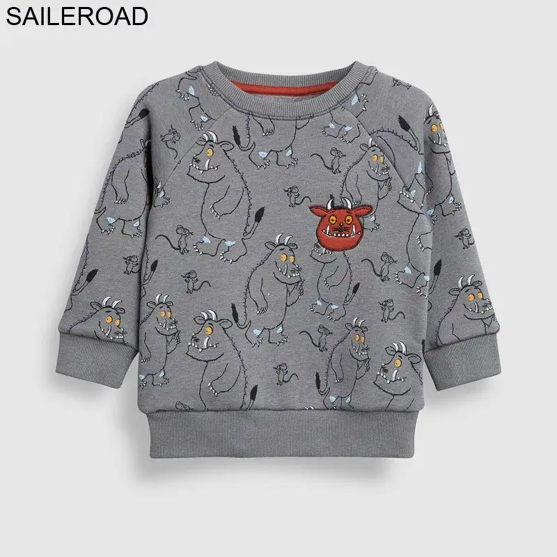 9015 same picture SAILEROAD камуфляж мальчики кофты для детей с длинным рукавом футболки мода детские толстовки одежда хлопок маленький ребенок топ майки - Цвет: 9015 same picture