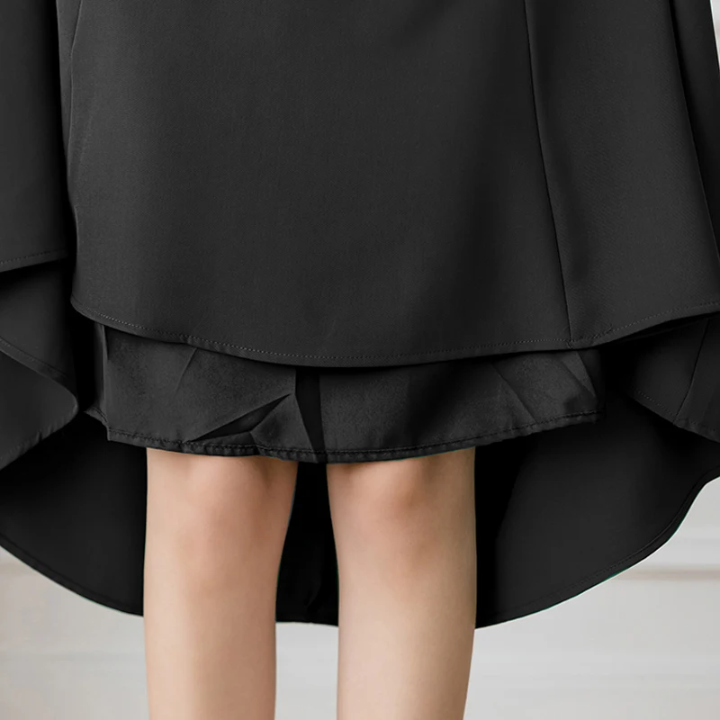 

Summer Midi Long Woman Skirts High Waist A Line Loose Pleated Skirt Female 2021 New Fashion Vintage Elegant Jupe Longue Femme