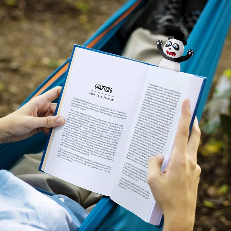 2Pcs Animal Bookmarks 3D Stereo Cartoon Lovely Bookmark Novelty Funny Student Stationery Gift For Kids |