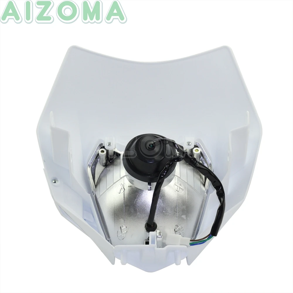 Передняя фара для мотоцикла Supermoto Yamaha WR250F WRF450 SMR XCF EXC SX F XC SXF двойная Спортивная