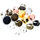 121416182025 мм 6 видов цветов античная бронза посеребренные медные настройки регулировочного кольца пустойбаза, подходит для 12-25 мм стеклянные кабошоны обрамление