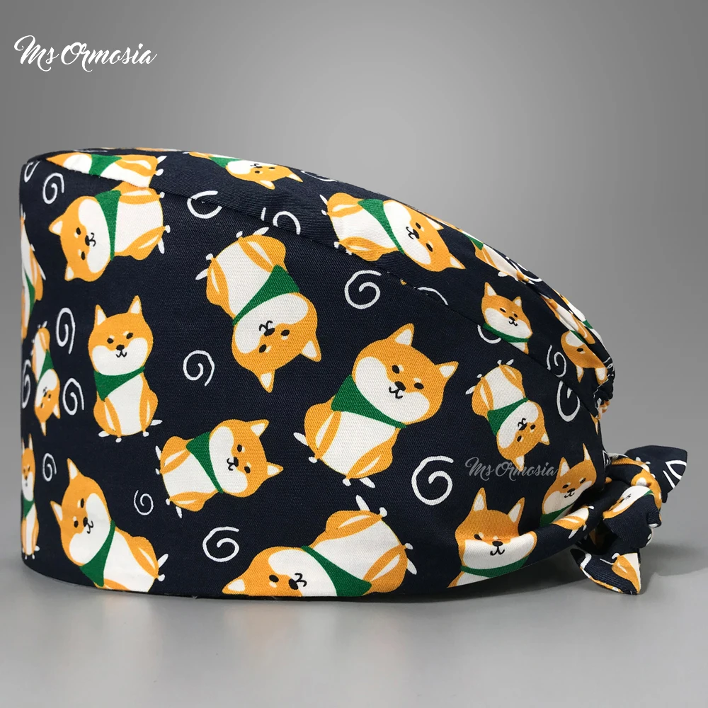 

Высокое качество Детские осмотр центр скрабы шапки с принтом с героями мультфильмов pet club Рабочая шляпа Регулируемый зуб красоты пыле Рабоч...