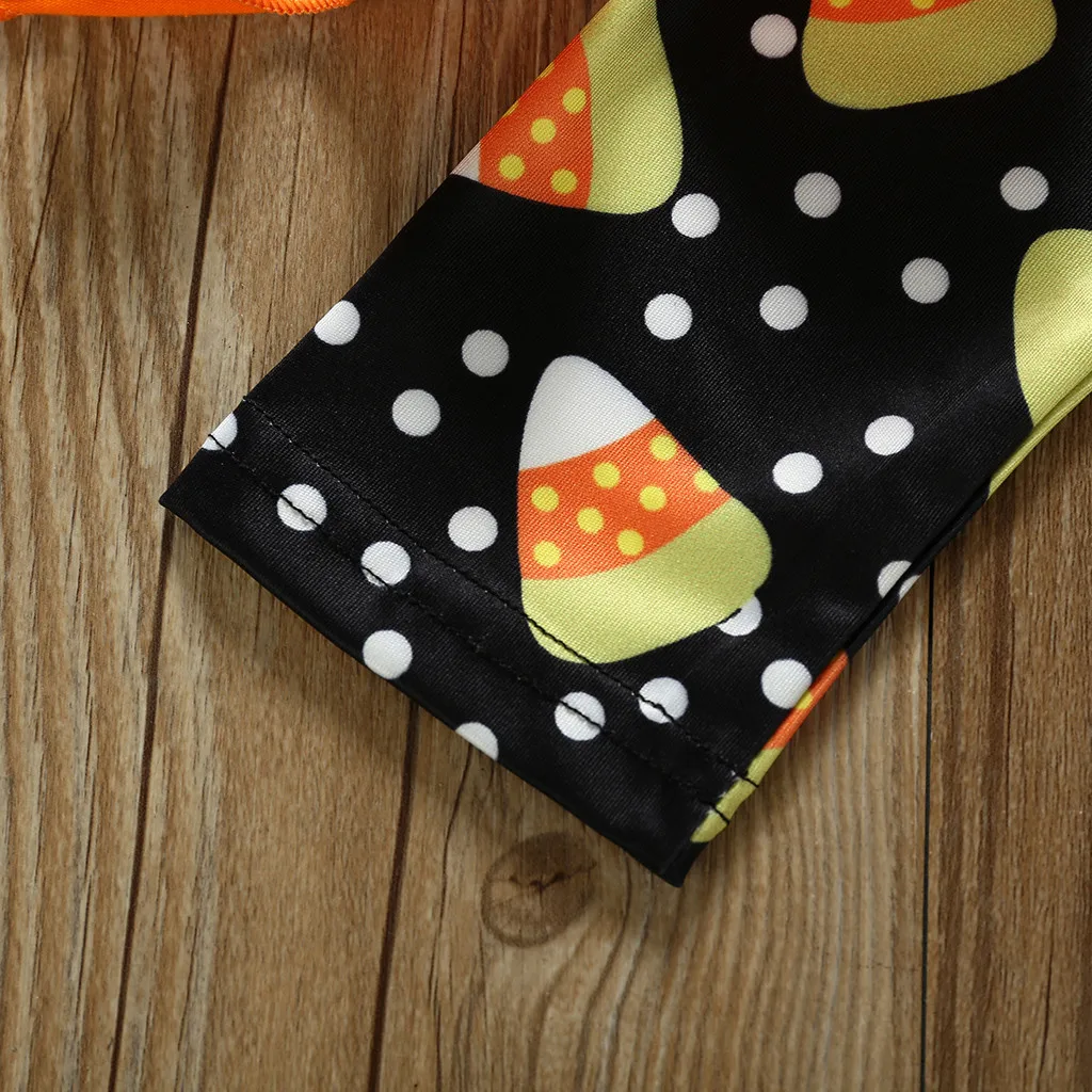 Комплекты одежды для девочек на Хэллоуин 2 предмета детское платье с оборками