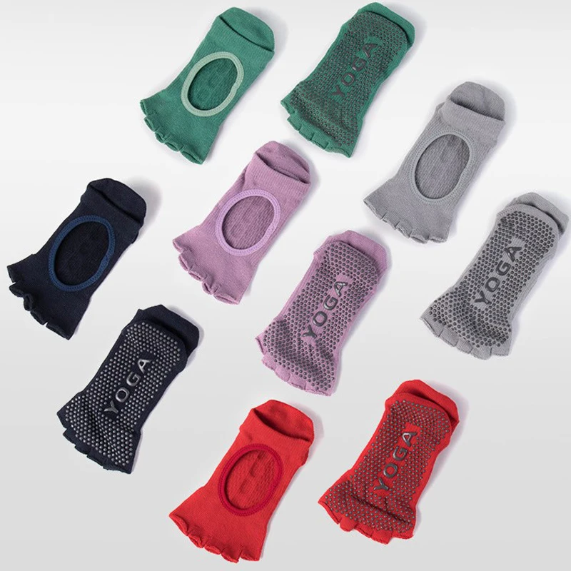 Носки для йоги высокого качества Нескользящие с открытой спиной|Носки йоги| |