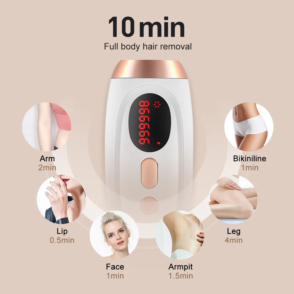 

Epilator Laser Hair Removal Device Photoepilator Electric Epilator for Women Eyebrow Epilator Laser Hair Remover Machine