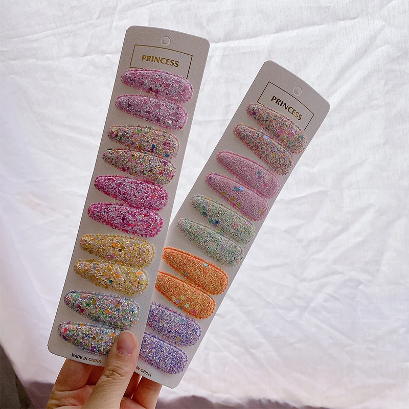 

Beautiful Color Hairpins Sweet Girl Child Hairpin Fabric Lace Clip For Sweet Girl Hair Accessory