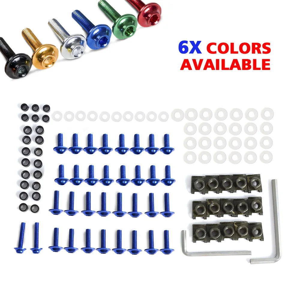 Скоростные гайки для кузова мотоцикла нейлоновые шайбы крепежные зажимы винты