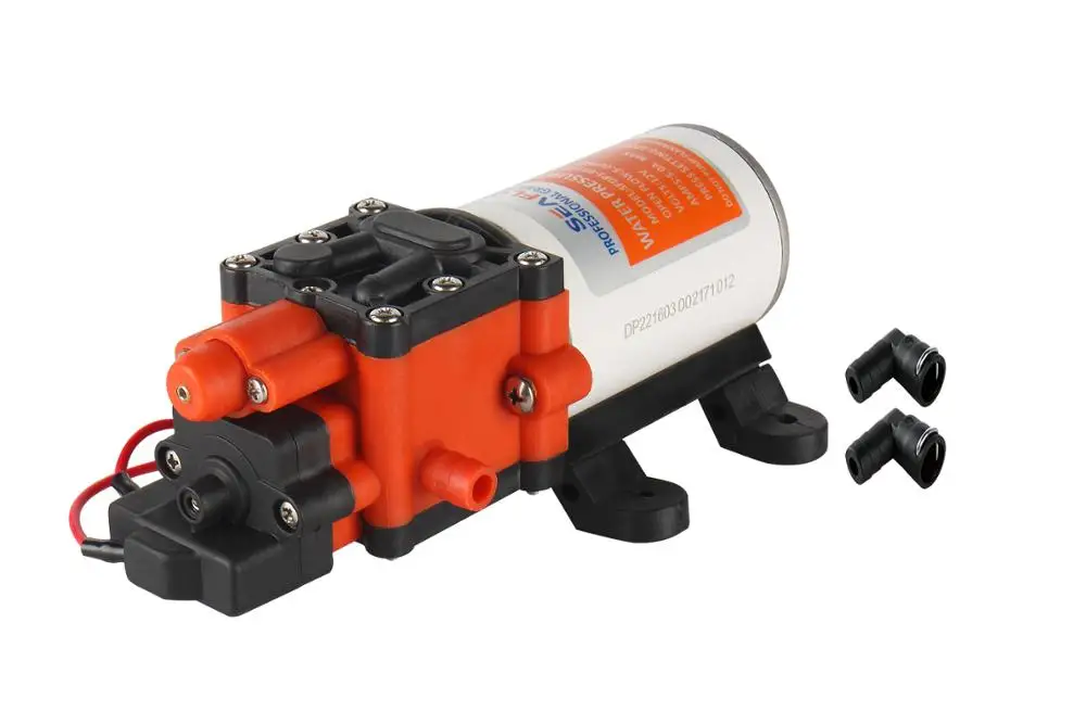 

12V Self-priming 100PSI 5LPM Automatic Diaphragm Pump Marine RV Electric Water Pump