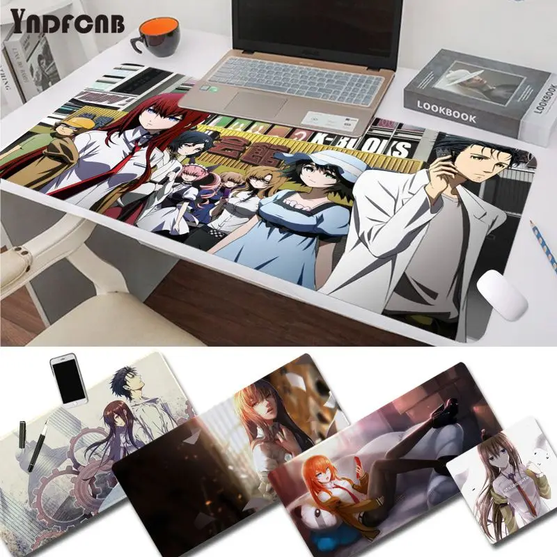 

Игровой коврик для мыши YNDFCNB Steins Gate, игровой коврик для мыши, для overwatch/cs go/world of warcraft