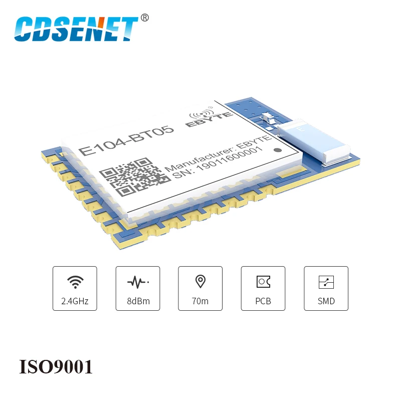 E104-BT05 TLSR8266 2 4 ГГц BLE4.2 UART беспроводной модуль приемопередатчика SMD Bluetooth AT Command Slave