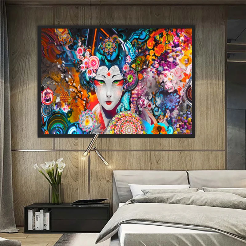 Плакат с грибовидным деревом Европейская и американская современная